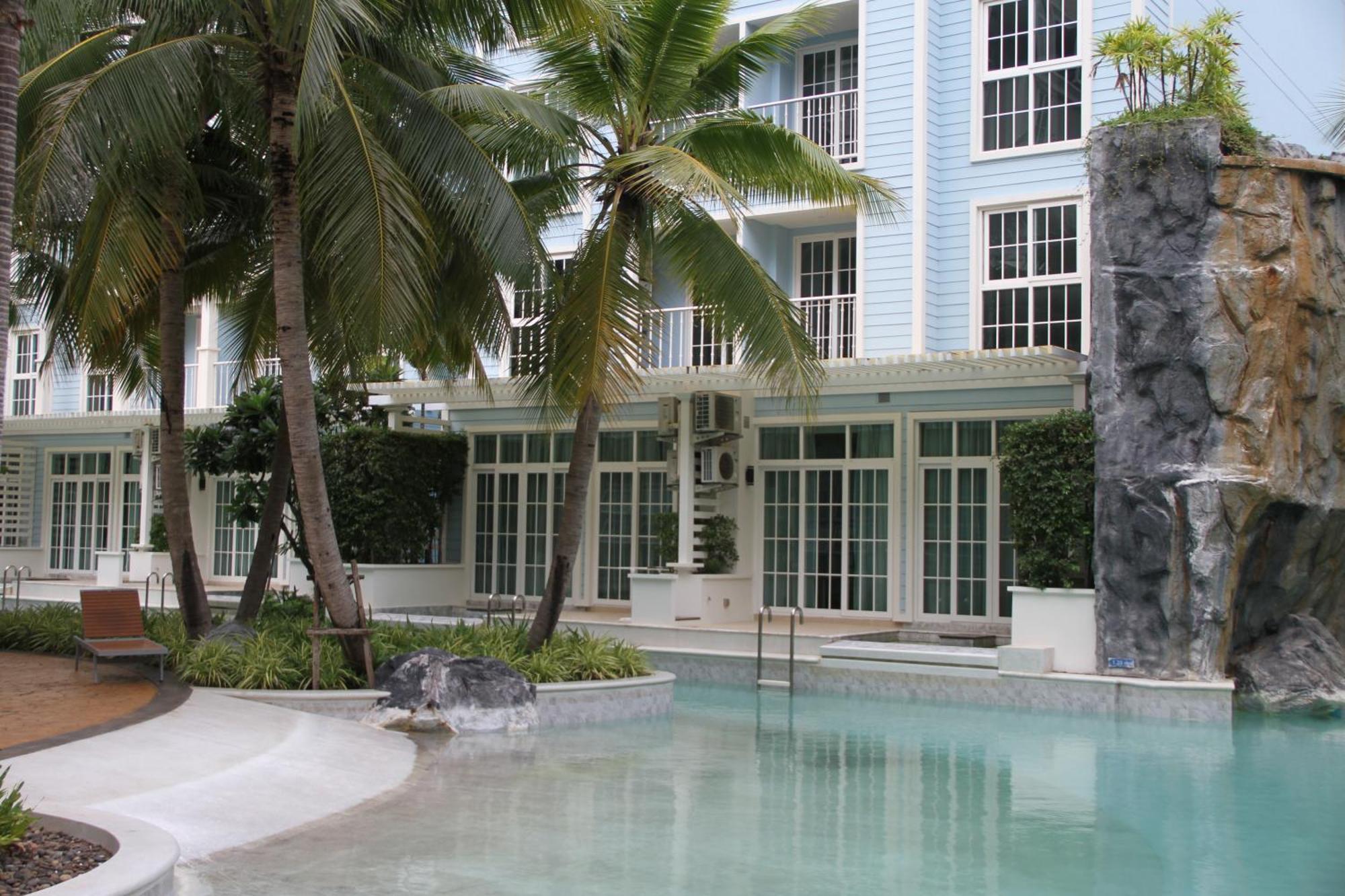 Grand Florida芭提雅带免费游泳池温泉桑拿浴和健身房瑜伽室私家海滩公寓e206 Nacsomtien Kültér fotó